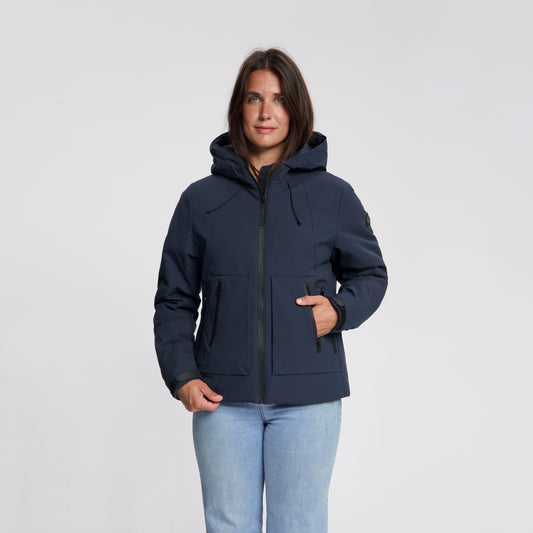 Nayla Women - Lined Hardshell Jacket - Navy MV