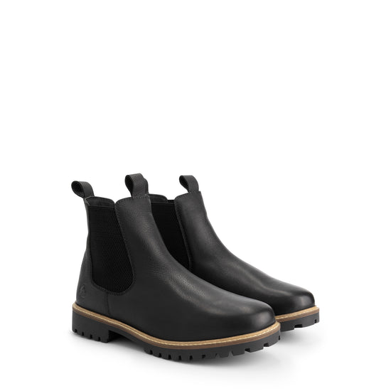 Sirdal Men - Chelsea boots - Wool-lined - Black FRD