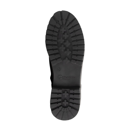 Rosendal Men - Lace-up boots with zipper - Wool-lined - Black UNS