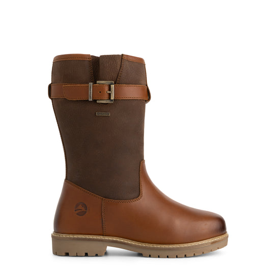 Vrangen Women - Outdoor Boots - Wool-Lined - Cognac R