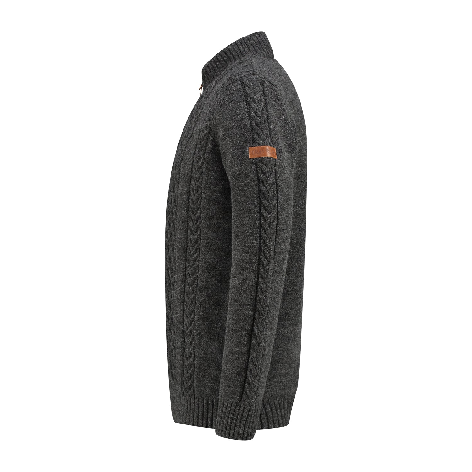 Jaali Men - Knitted cardigan - Dark antracite L