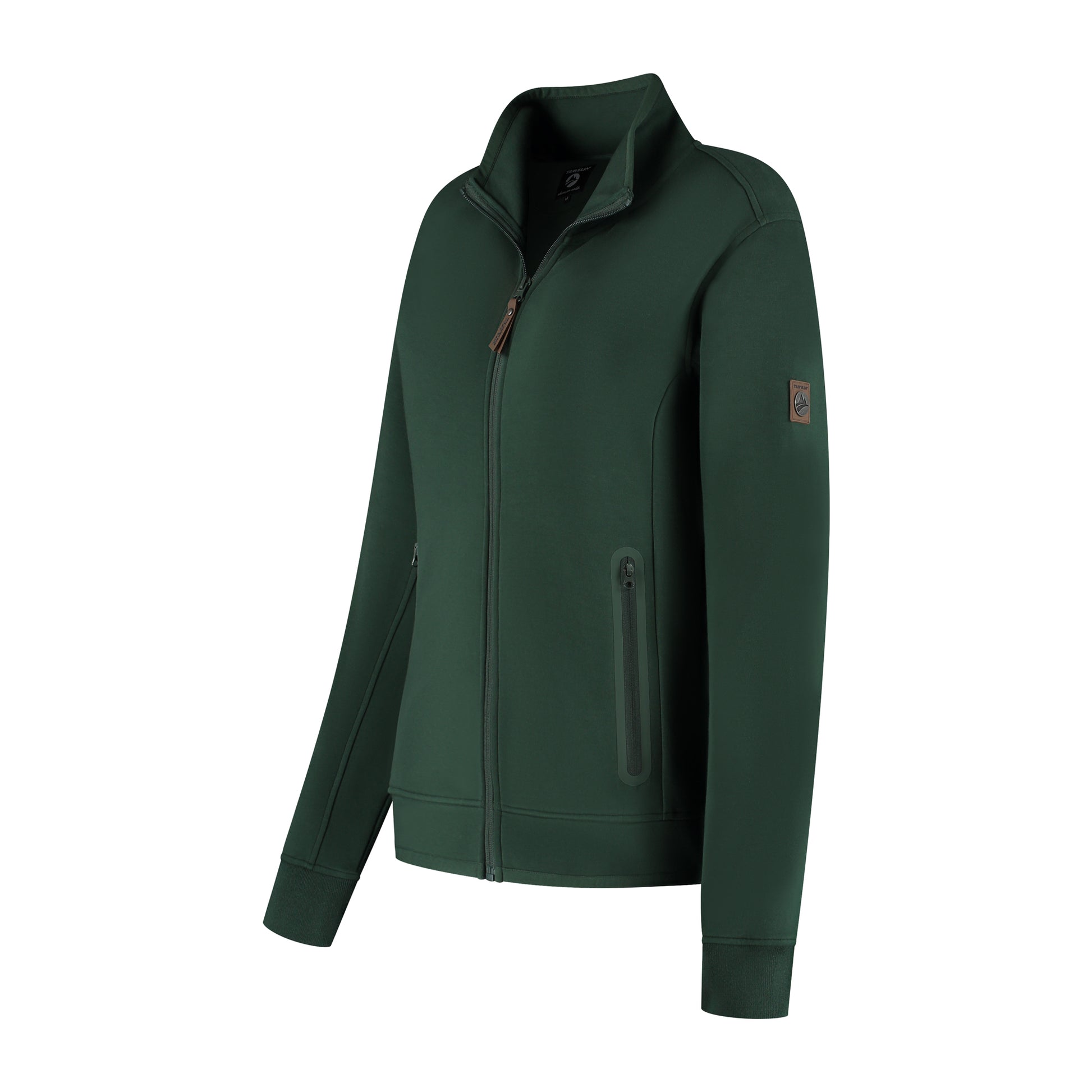 Olia Women - Outdoor Cardigan - Sweat - Dark green FL