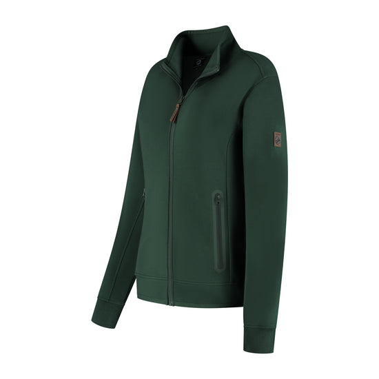 Olia Women - Outdoor Cardigan - Sweat - Dark green FL