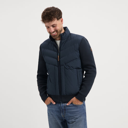 Damian Men - Outdoor cardigan - Padded - Navy MV