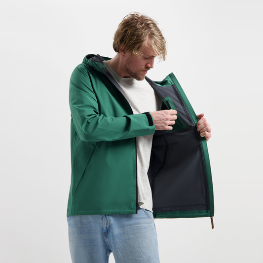 Jari Men - Hardshell jacket - Waterproof - Dark green MV