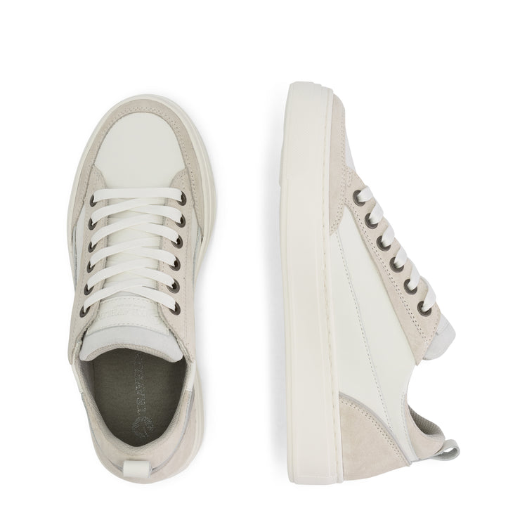 Caris Women - Sneakers - Leather - White/Sand UPD