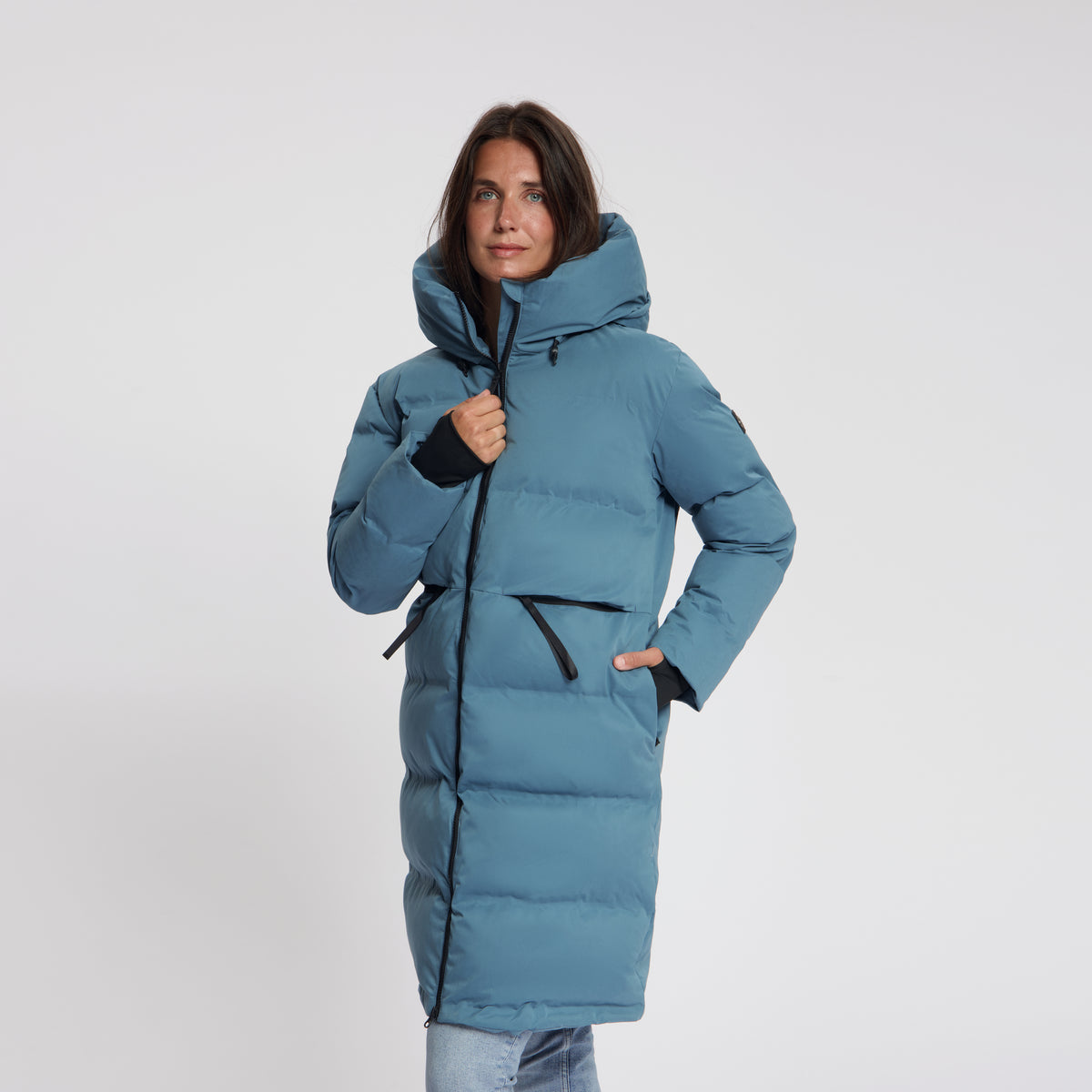Odda Women - Puffer Winter Jacket - Waterproof - Blue MV3