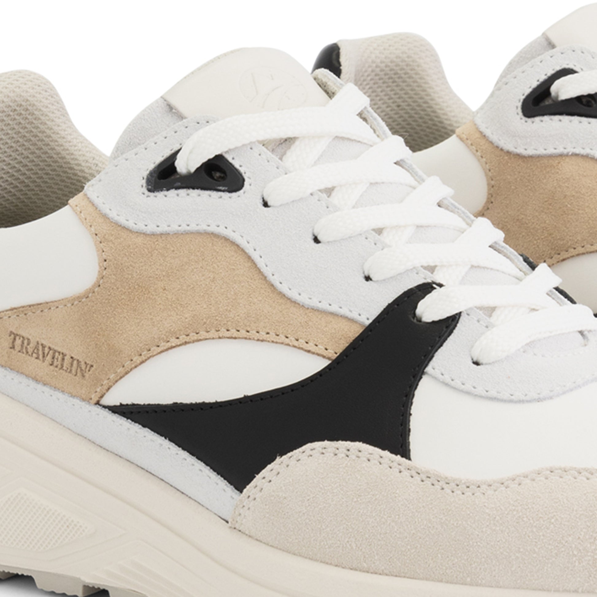 Rushden Men - Sneakers - Leather - Sand/Black DFW