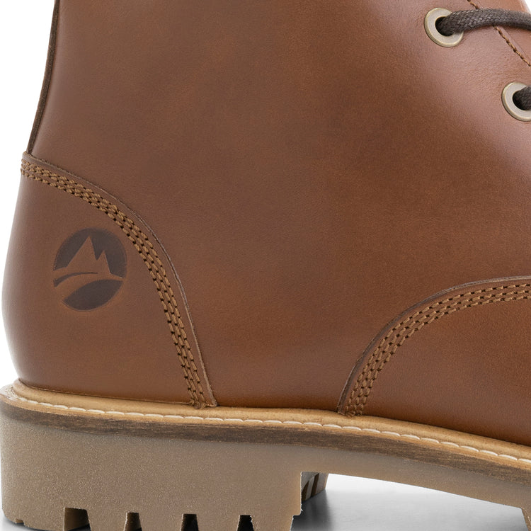 Trehuse Men - Lace-Up Boots - Leather - Cognac DFH