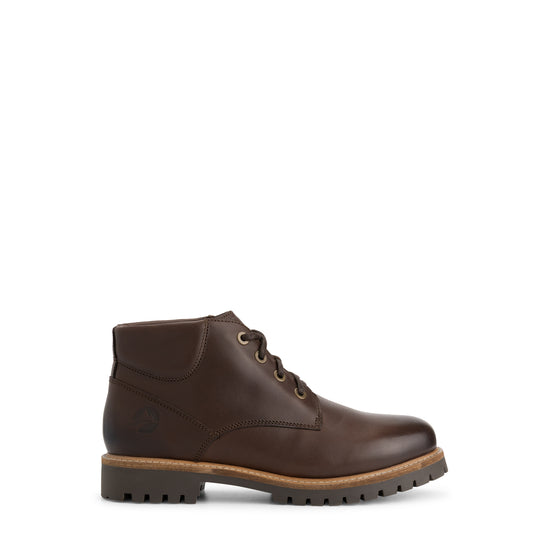 Tohuse Men - Lace-up boots - Leather - Dark brown R