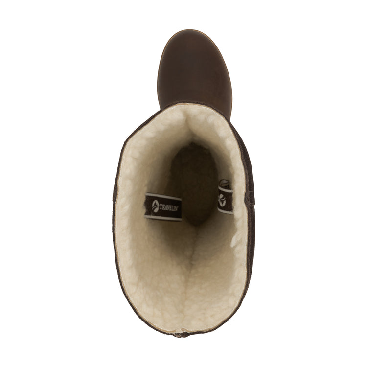 Mossoya Women - Outdoor Boots - Wool-Lined - Dark Brown UPS