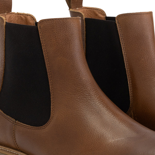 Egleton - Leather chelsea boots - Men - Cognac DFW