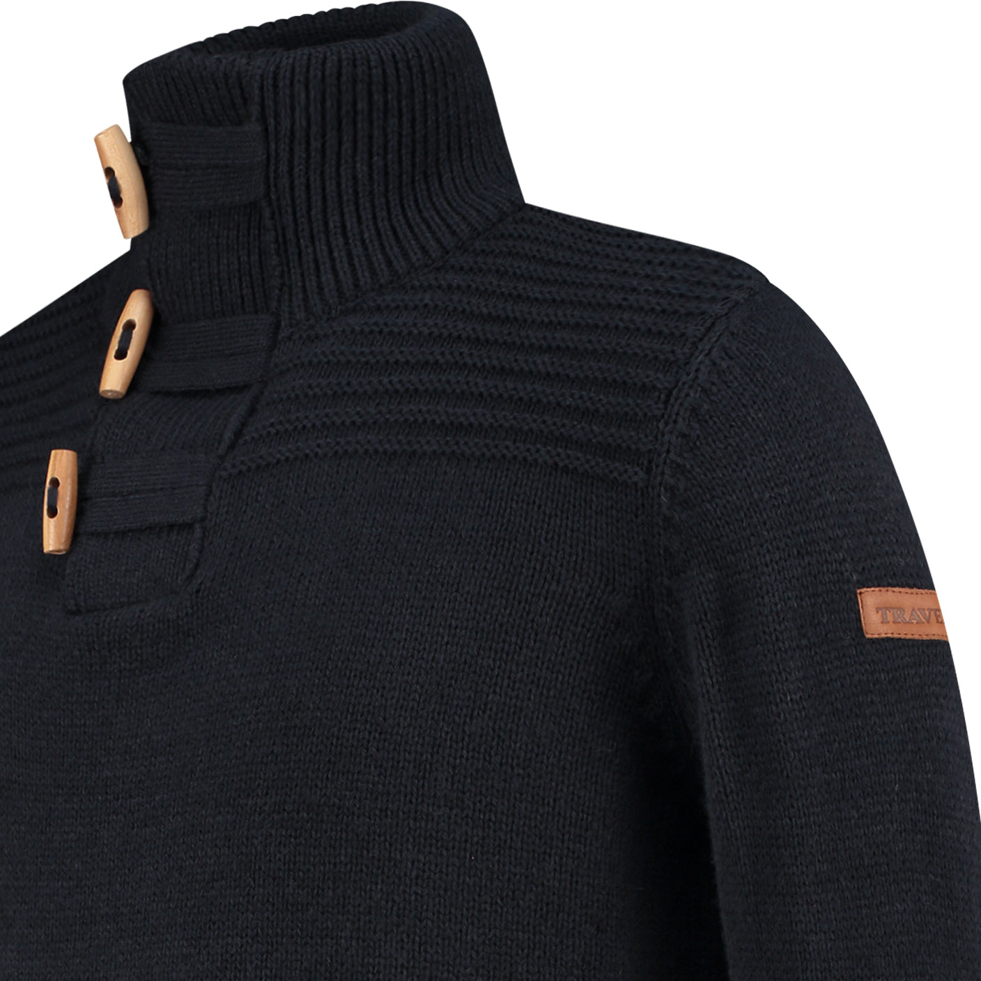 Orsa Men - High collar - Knitted jumper - Navy DCB