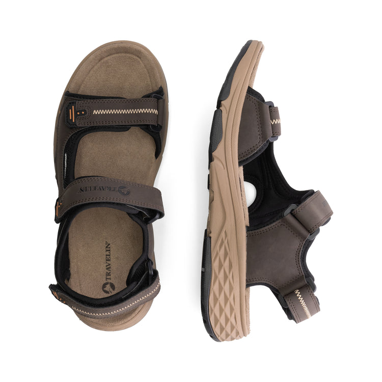 Bergnas Men - Hiking sandals - Dark brown UPD