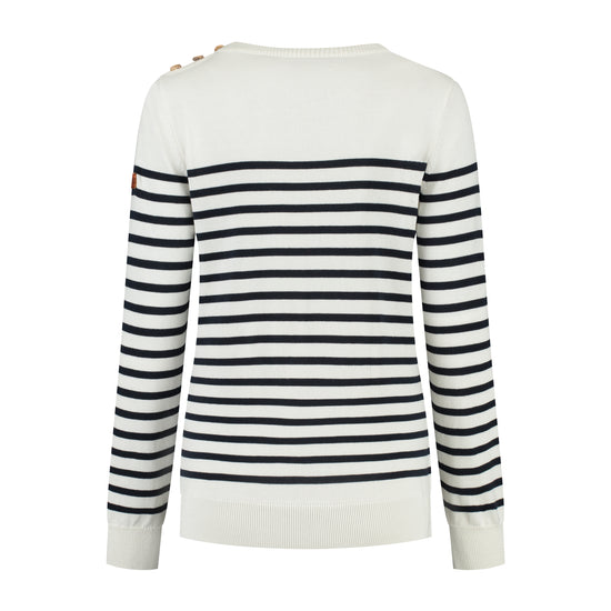 Vattern Women - Knitted sweater - White B