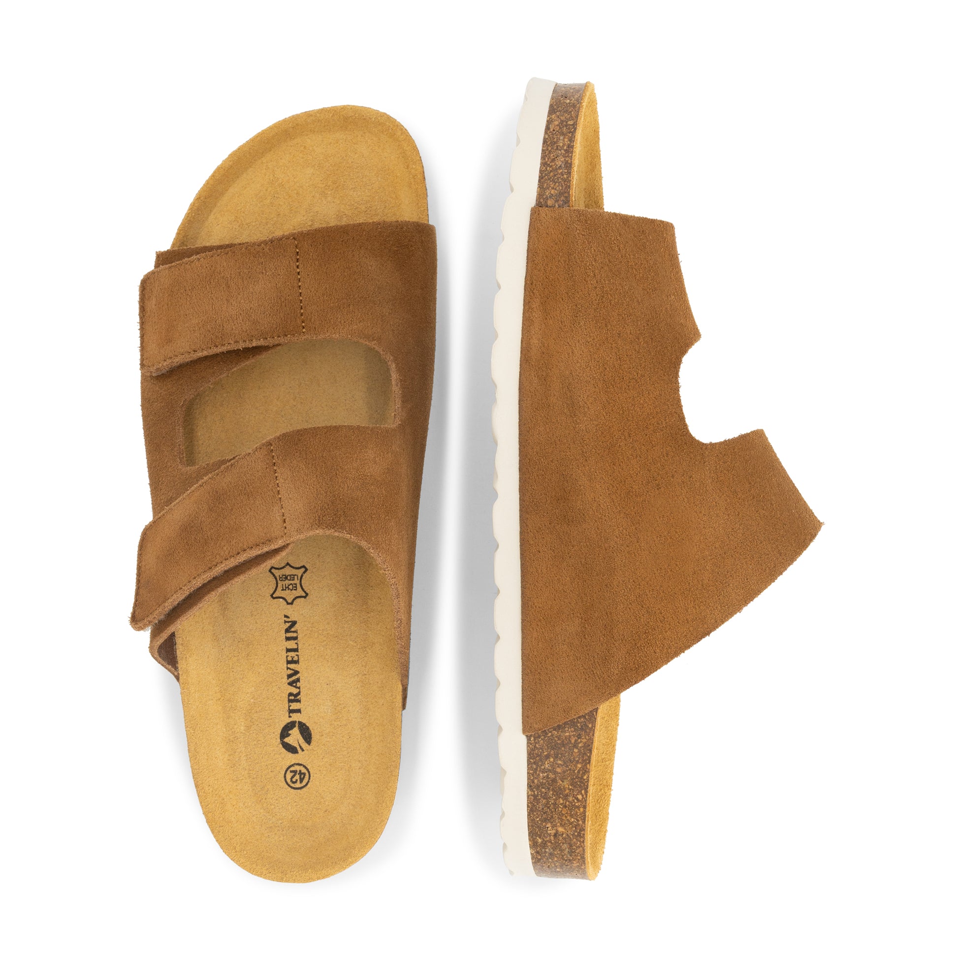 Allinge Men - Sandals - Suede - Brown UPD