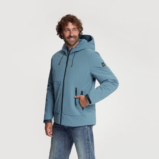 Nathan Men - Lined Hardshell Jacket - Blue MV3