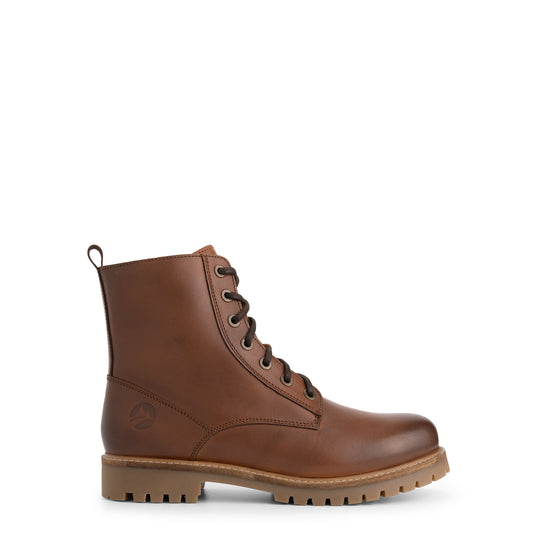 Kvaloya Men - Lace-up boots - Leather - Cognac R