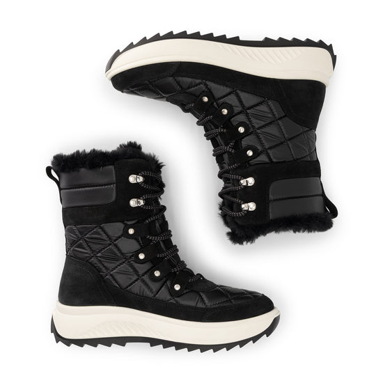 Davos Women - Snowboots - Waterproof - Black UPD