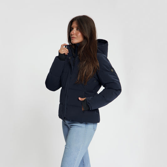 Agnes Women - Puffer Winter Jacket - Waterproof - Navy MV2