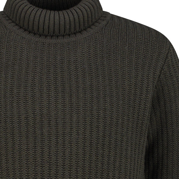 Turtleneck Boda Men - Knitted jumper - Green DCB