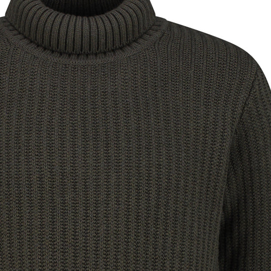 Turtleneck Boda Men - Knitted jumper - Green DCB