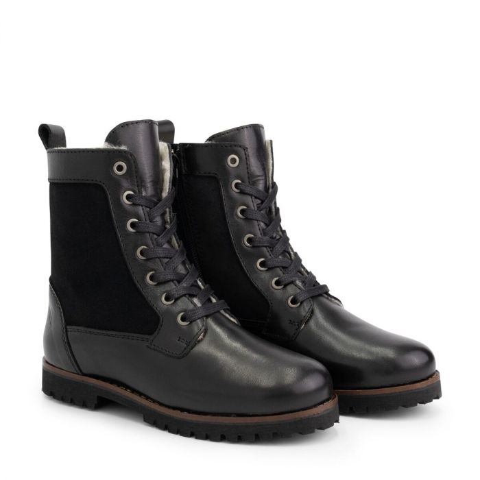 Ask - Wool-lined lace-up boots - Kids