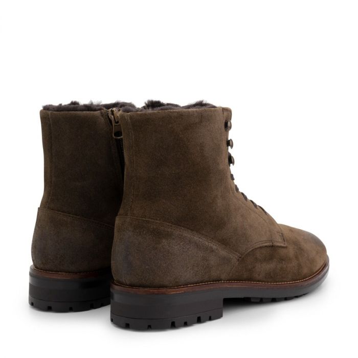 Hosio - Suede lace-up boots - Men