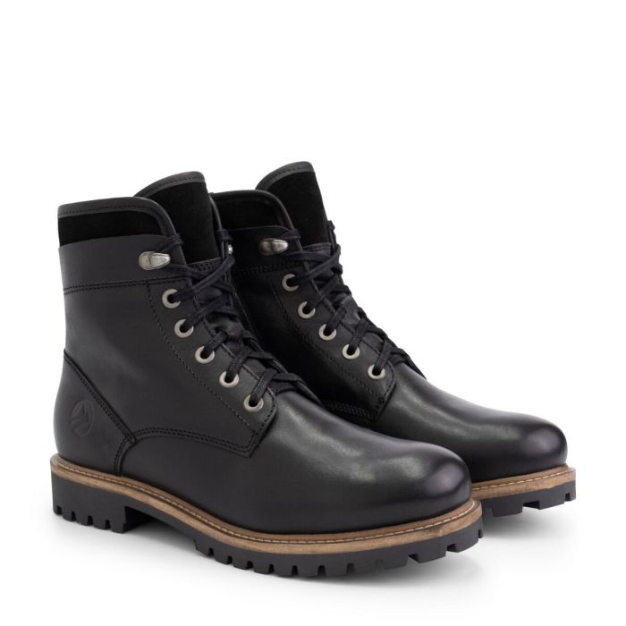 Langesund - Wool-lined lace-up boots - Men