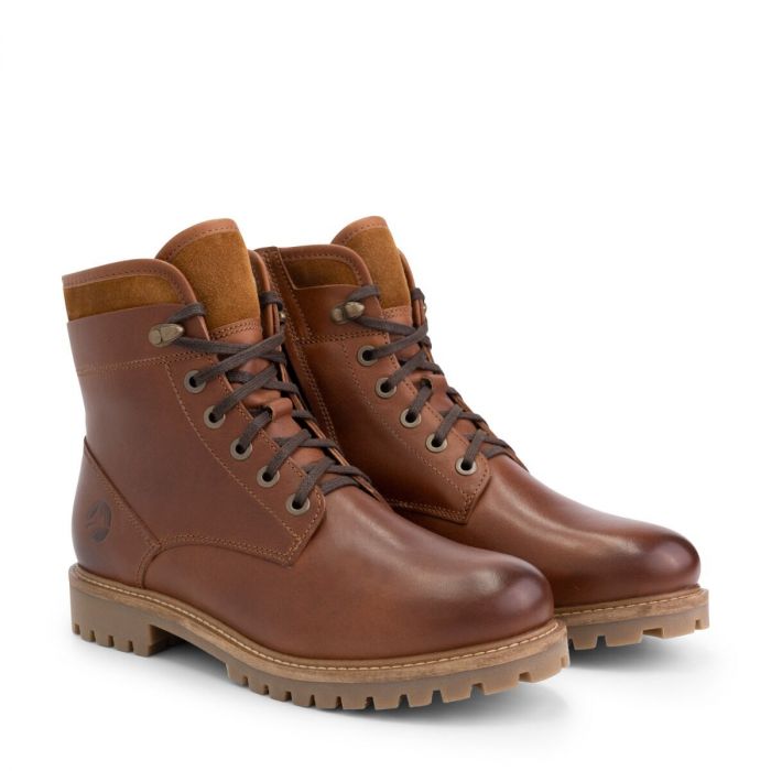Langesund - Wool-lined lace-up boots - Men