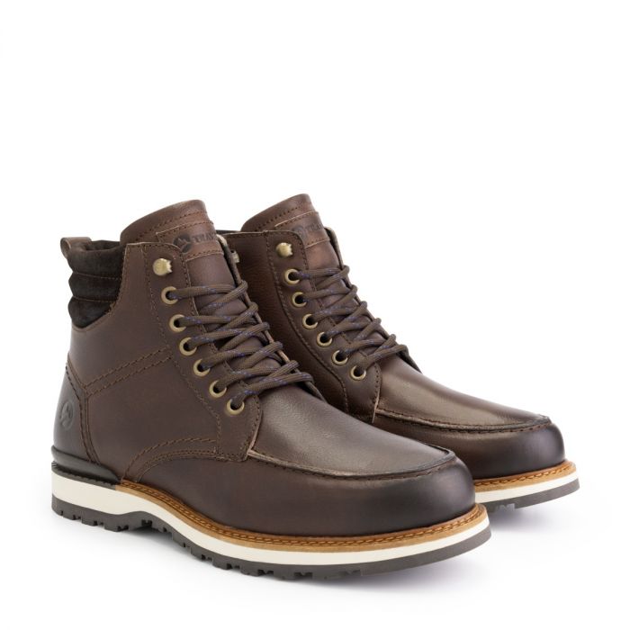 Lindelund - Wool-lined lace-up boots - Men