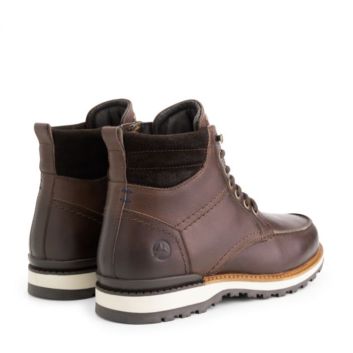 Lindelund - Wool-lined lace-up boots - Men