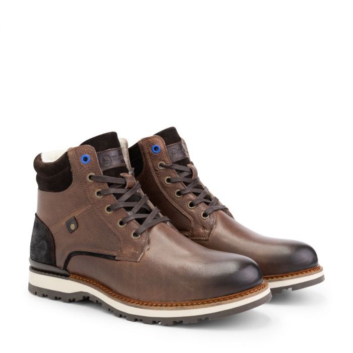Sund - Wool-lined lace-up boots - Men